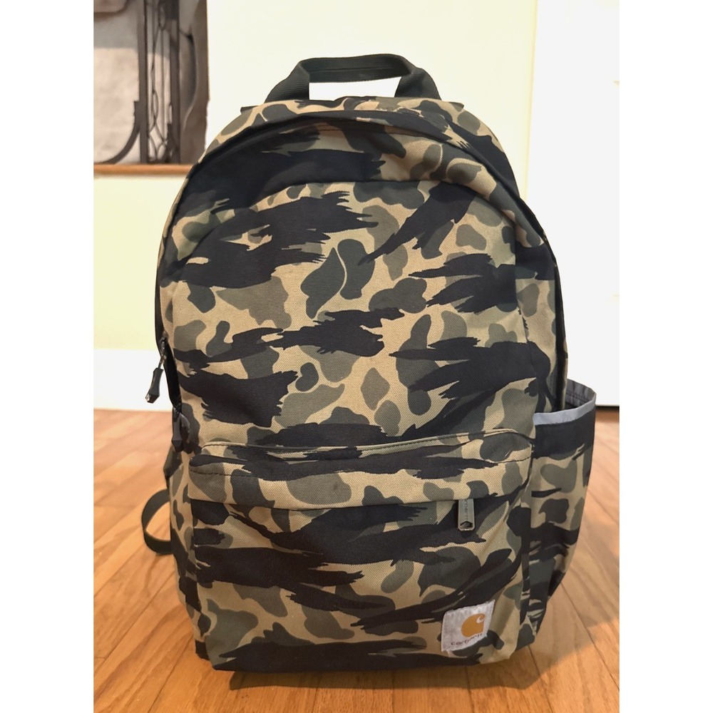 Carhartt Backpack Camouflage Green 21L Classic Laptop School Book Bag Travel
